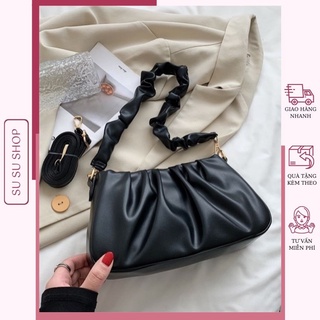 Túi Đeo Chéo Mang Phong Cách Hiện Đại Quai Da Nhúm Lịch Sự SUSU SHOP B19