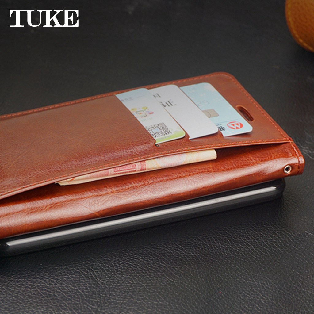 TUKE Mobile Phone Case For OPPO A8 A31 2020 A91 F15 Find X2 Reno 3 Pro Crazy Horses Pattern Leather Back Cover Card Holder With Lanyard | BigBuy360 - bigbuy360.vn