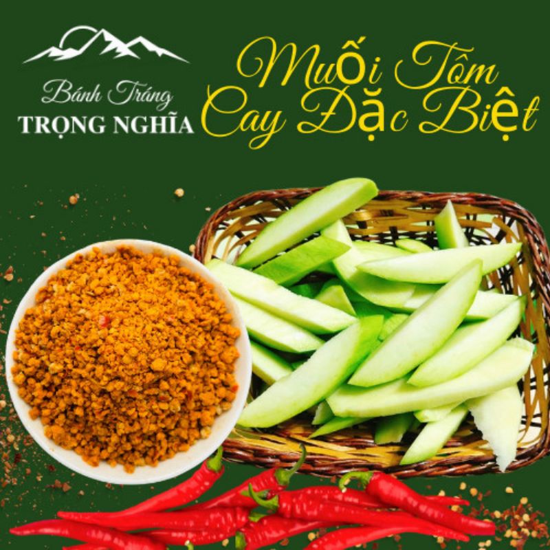 [500G]- Muối Tôm Đặc Biệt Trọng Nghĩa ( Cay Nhiều)