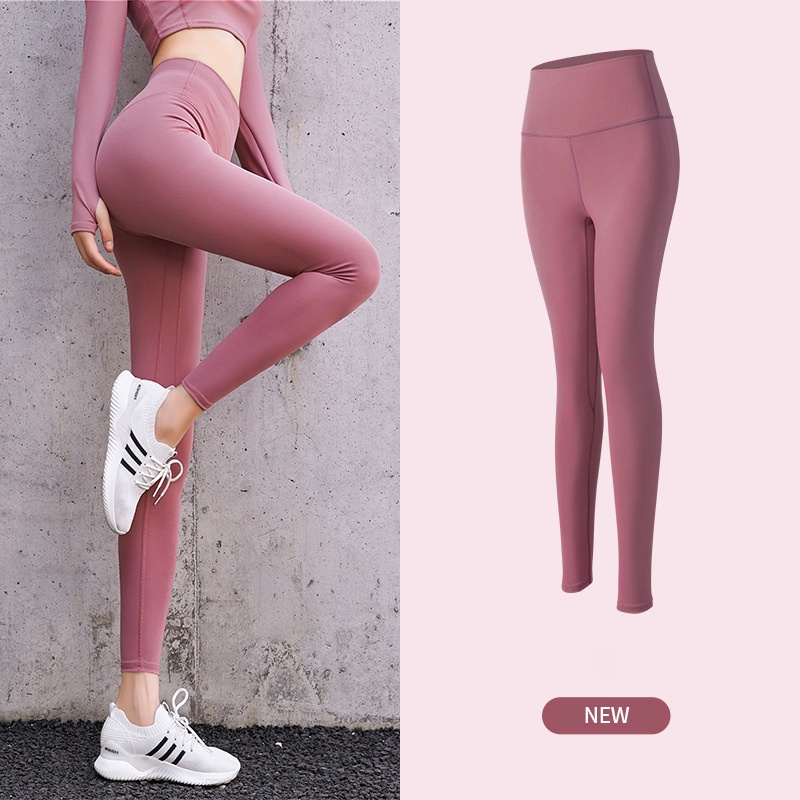 Quần Tập Yoga Dáng Ôm Co Giãn Thiết Kế Mới Trẻ Trung Cho Nữ