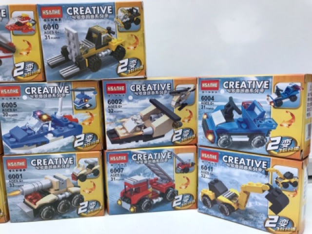 Bộ lego các loại xe hơn &gt;30 chi tiết