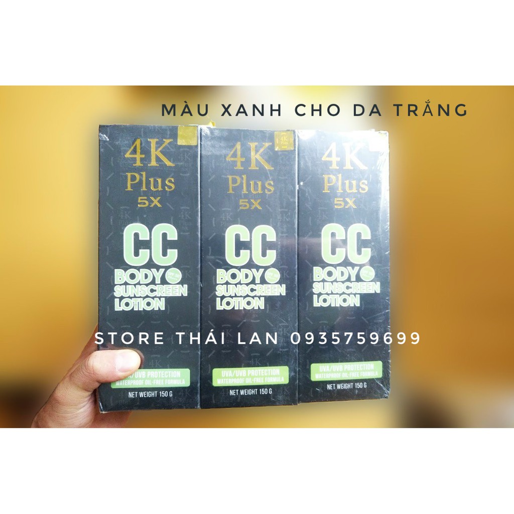 Kem Chống Nắng Body 4K Plus 5X Thái