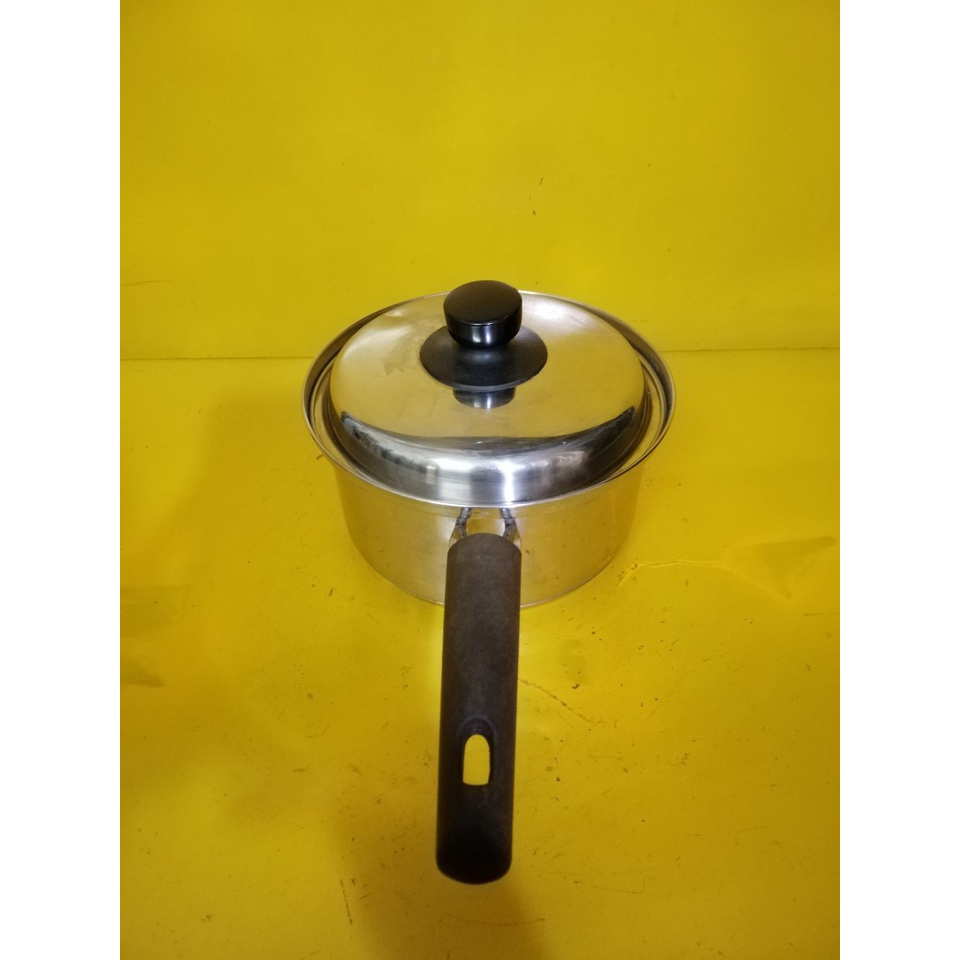 Quánh inox nội địa Nhật, size 20cm, cao 10cm (mã 633), Dùng được bếp từ