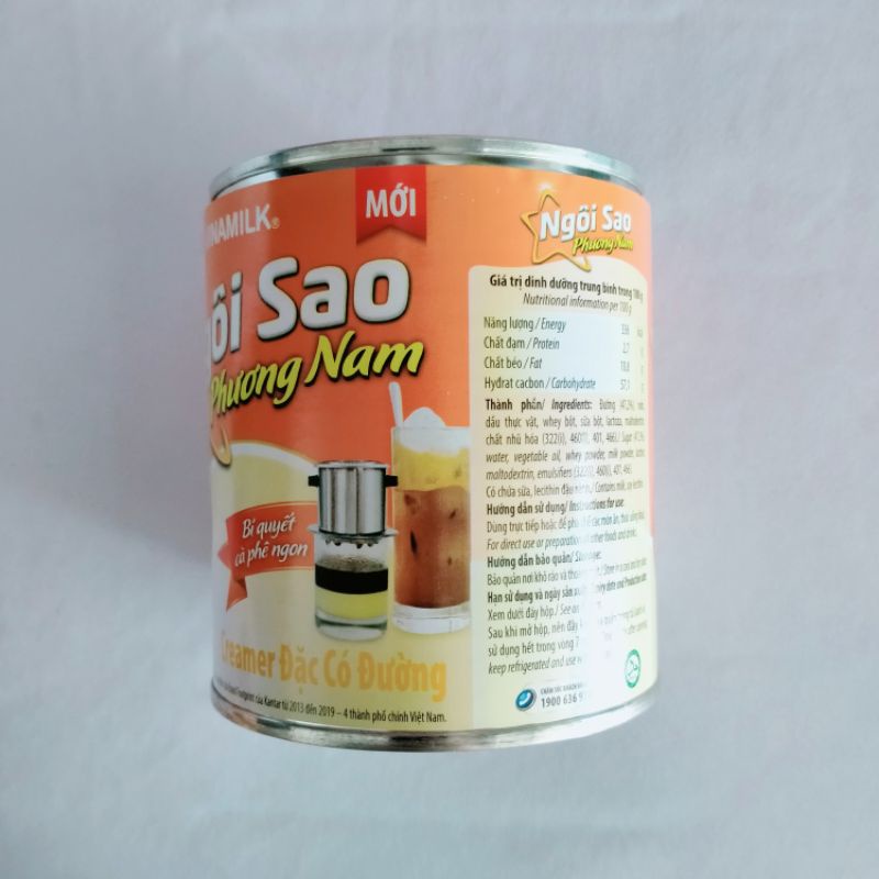 Combo 2 lon sữa đặc ngôi sao Phương Nam 380g