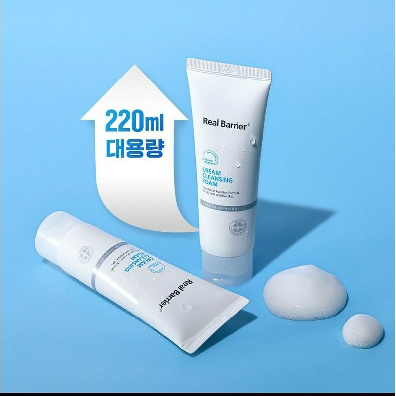 Sữa rửa mặt dạng kem tạo bọt Real Barrier Cream Cleansing Foam