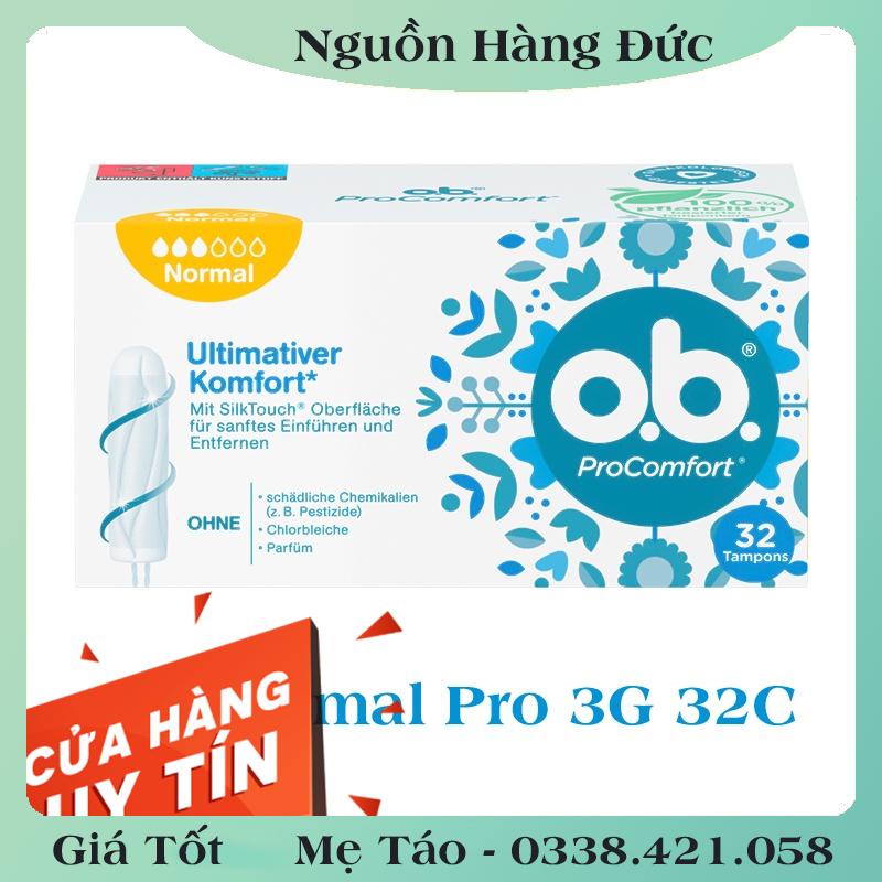 Băng vệ sinh Tampon Ob Đức - Date mới đủ Bill