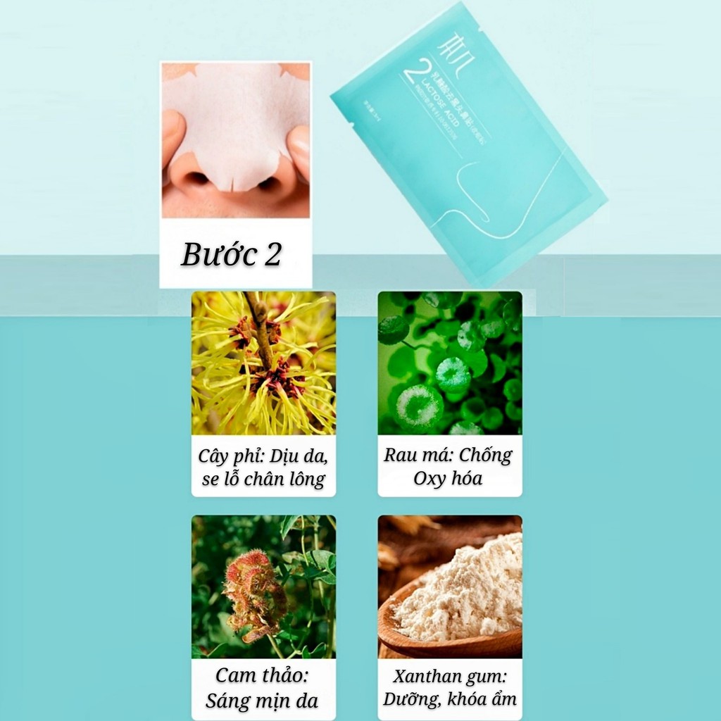 Mặt nạ Serum đẩy mụn đầu đen Lactose Acid BENJI 2 bước se lỗ chân lông BENI01 | BigBuy360 - bigbuy360.vn