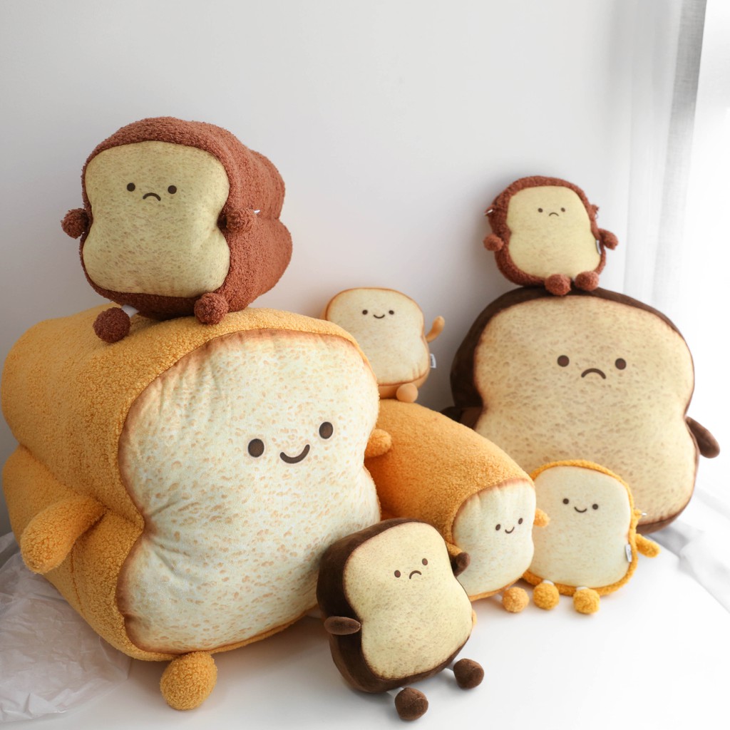 Thú Nhồi Bông Plush Toy Bánh Mì Sandwich Có Chân Emotional Bread Đáng Yêu