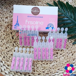 5 Ống Nước muối sinh lý Pháp Fysoline Màu Hồng - 3401042933641
