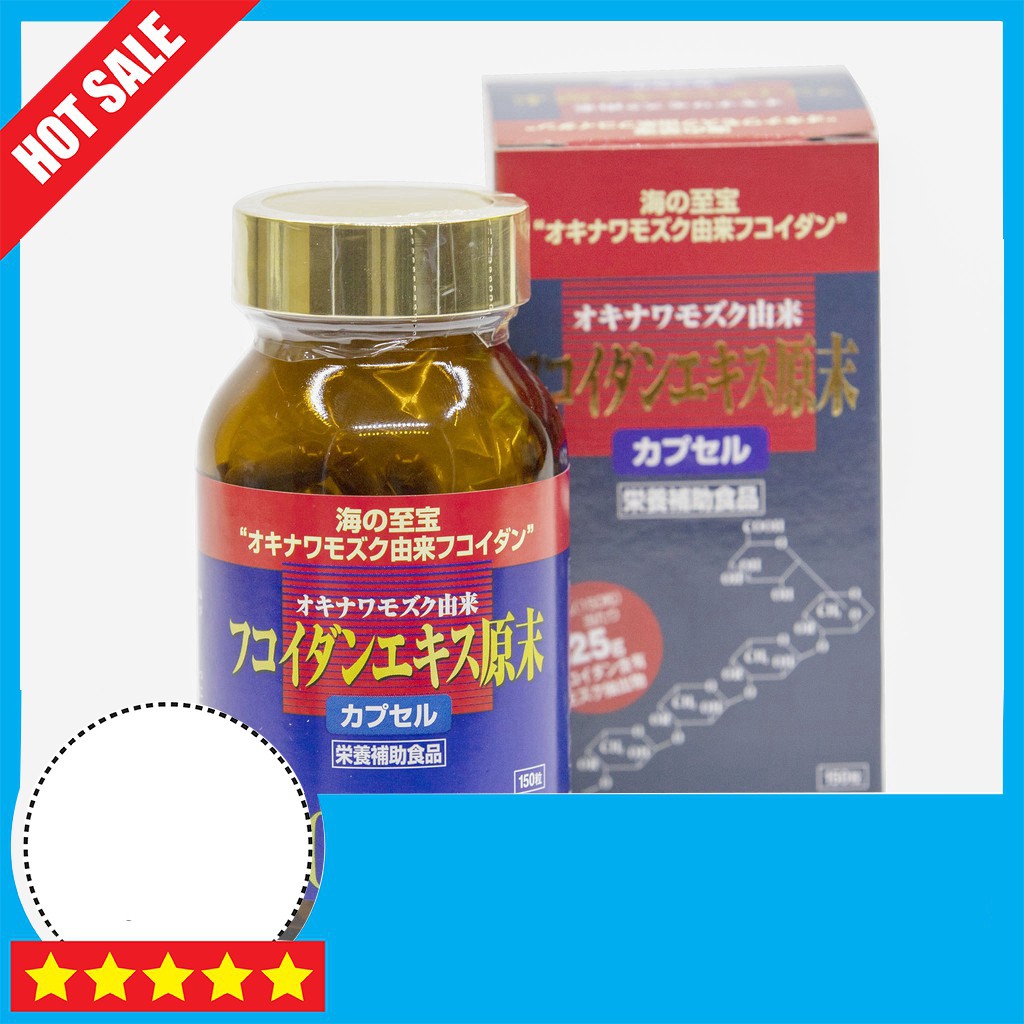 Viên uống tảo đỏ Fucoidan Okinawa Nhật Bản SIÊU SALE