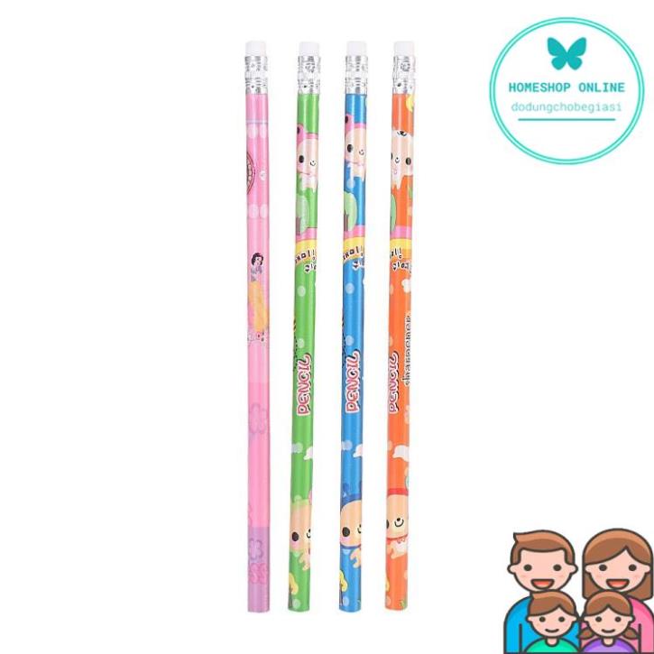 Combo Bút chì HB nhiều hình dễ thương (Sỉ - Lẻ) dodungchobegiasi