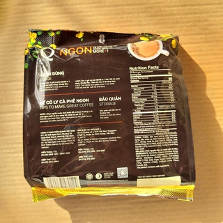 Cà phê sữa Ngon Trần Quang (bịch 24 gói x 20 gram)