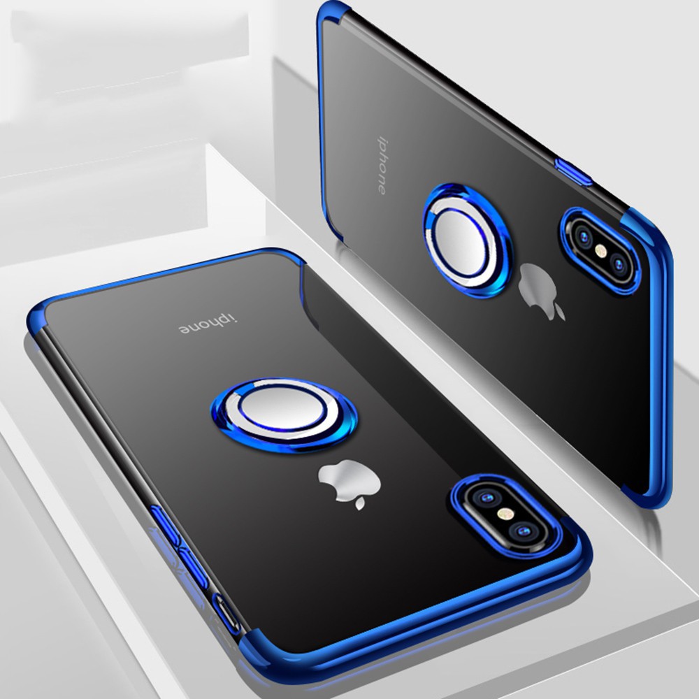 Ốp Lưng Tpu Có Vòng Nhẫn Dùng Cho Iphone X Xr Xs Max Se 5 5s 6 6s 7 8 Plus