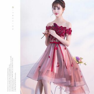 ĐẦM XÒE ĐUÔI TÔM ĐÍNH HOA 4D