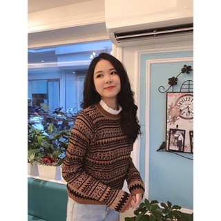 Áo len họa tiết hàng Quảng Châu