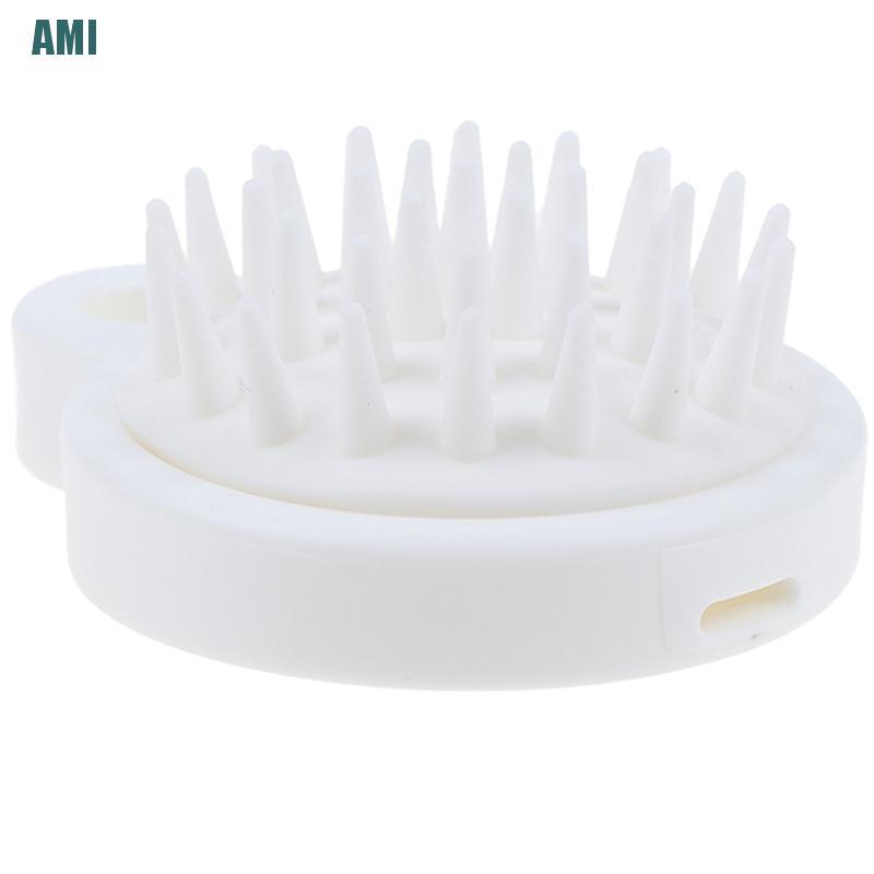 Lược tắm mát-xa da đầu bằng silicon thư giãn tiện lợi