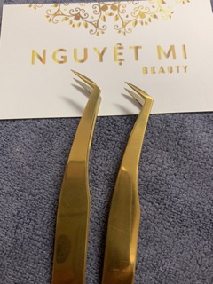 Nhíp volume mũi nhám bao da đen ( gắp mega thoải mái )