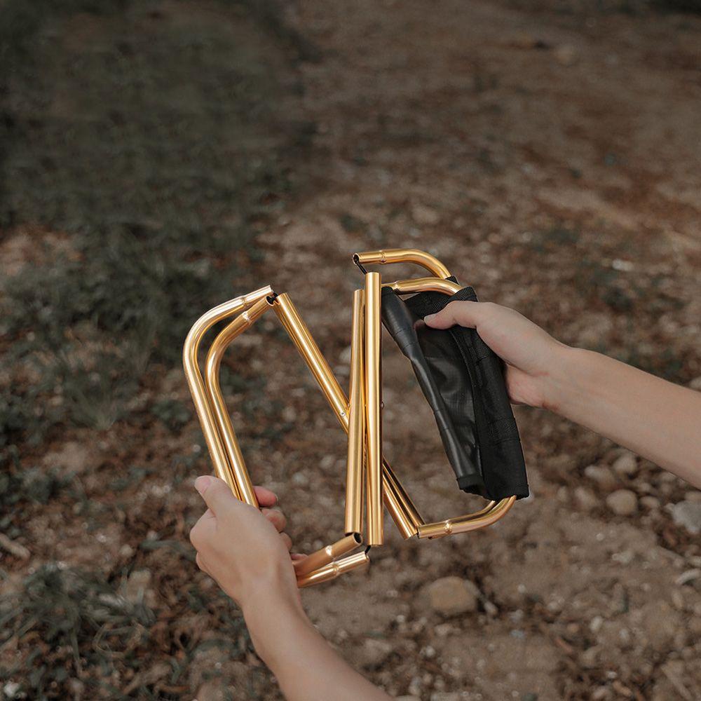 MUVAKO Ghế Xếp Ngồi Câu Cá / Dã Ngoại Ngoài Trời Tiện Dụng