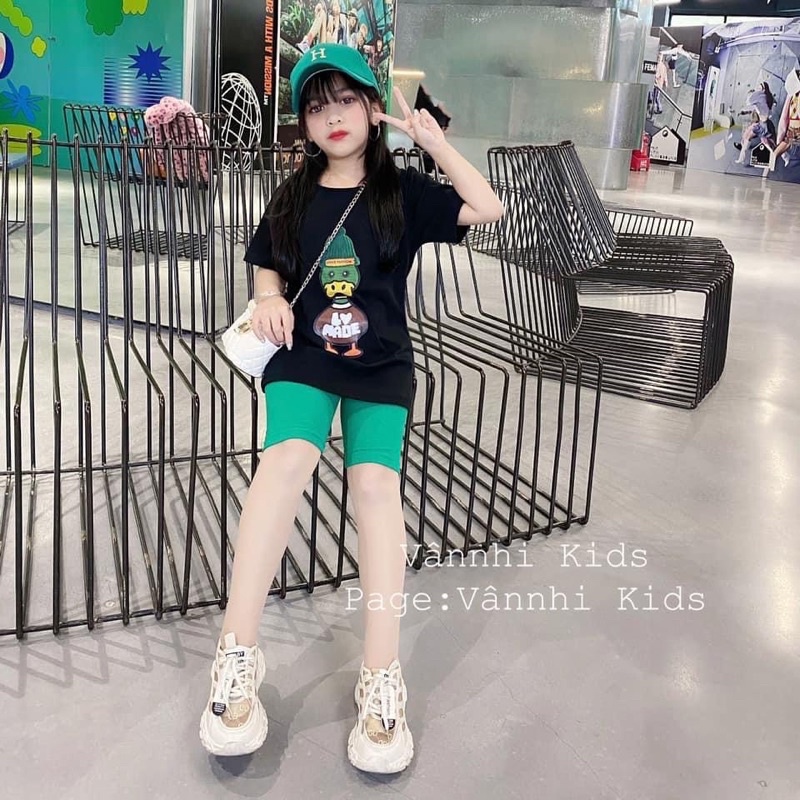 Bộ vịt xanh cotton 4c