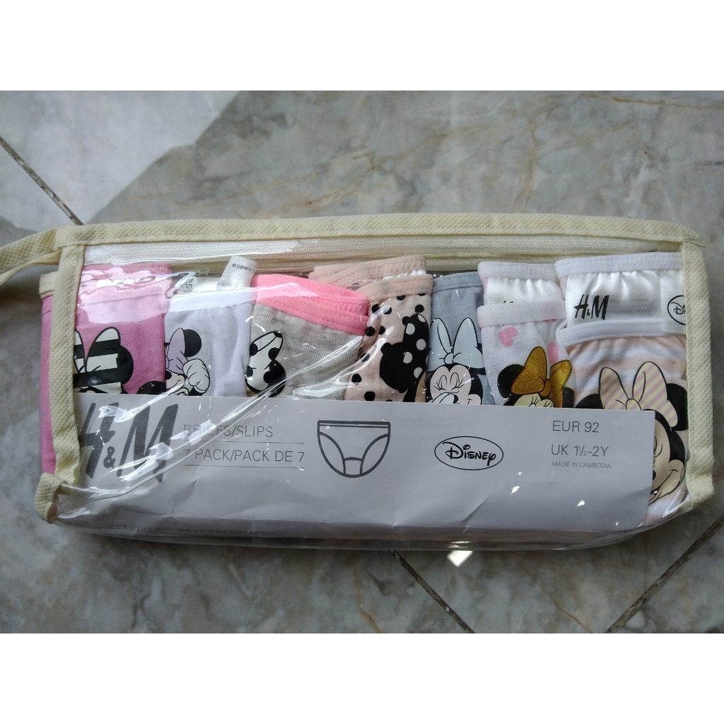 SET 7 quần chip tam giác dành cho bé gái