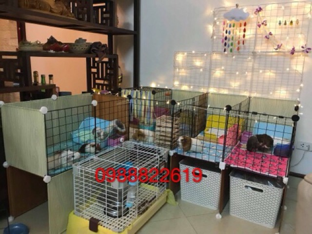 FREESHIP 99K TOÀN QUỐC_Rẻ nhất shopee- chuồng quây chó mèo màu trắng siêu HOT Size 37.37cm