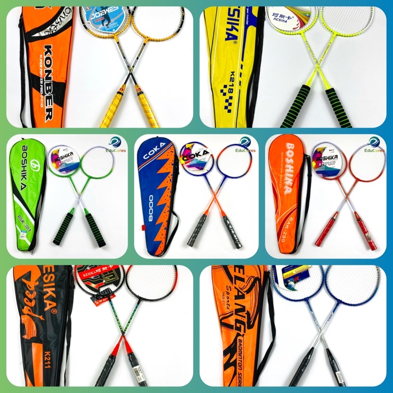 Vợt cầu lông giá rẻ Siêu Nhẹ - Siêu Bền - Tặng kèm 2 quả cầu