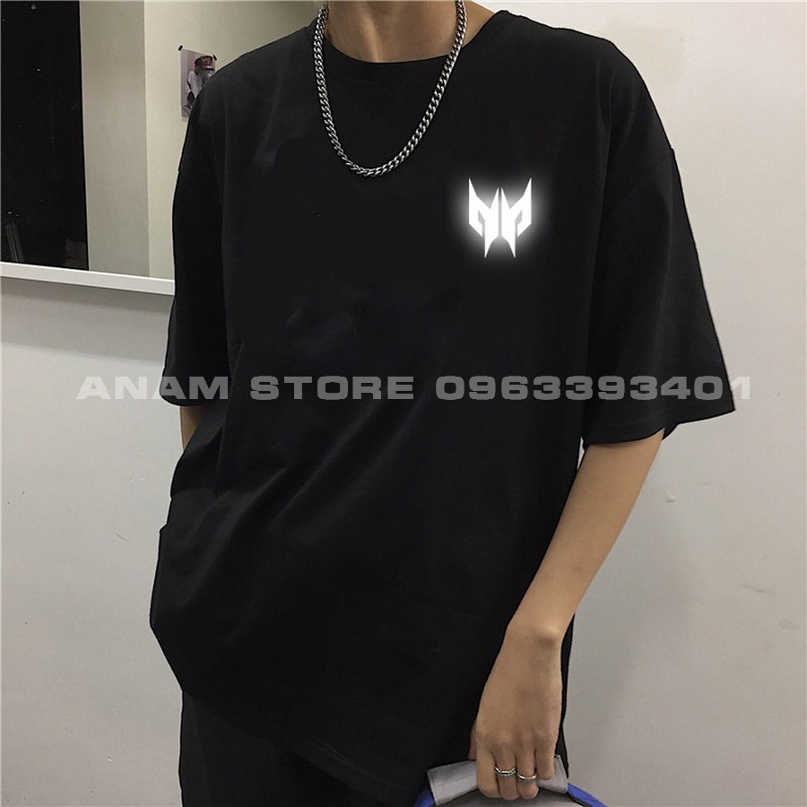 Áo thun phản quang tay lỡ nam nữ Perdator