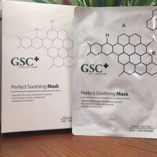 1 gói 2 màng mặt nạ giảm đỏ,giảm sưng sau lăn kim GSC+