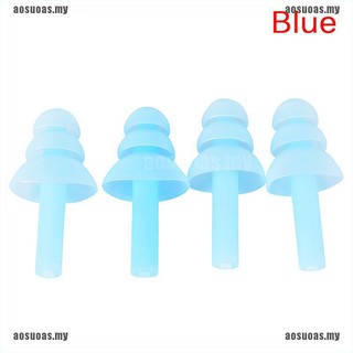 4 Chiếc Dành Cho Nghiên Cứu Ngủ Nút Tai Silicon Chống Ồn Ngáy Nút Tai Thoải Mái