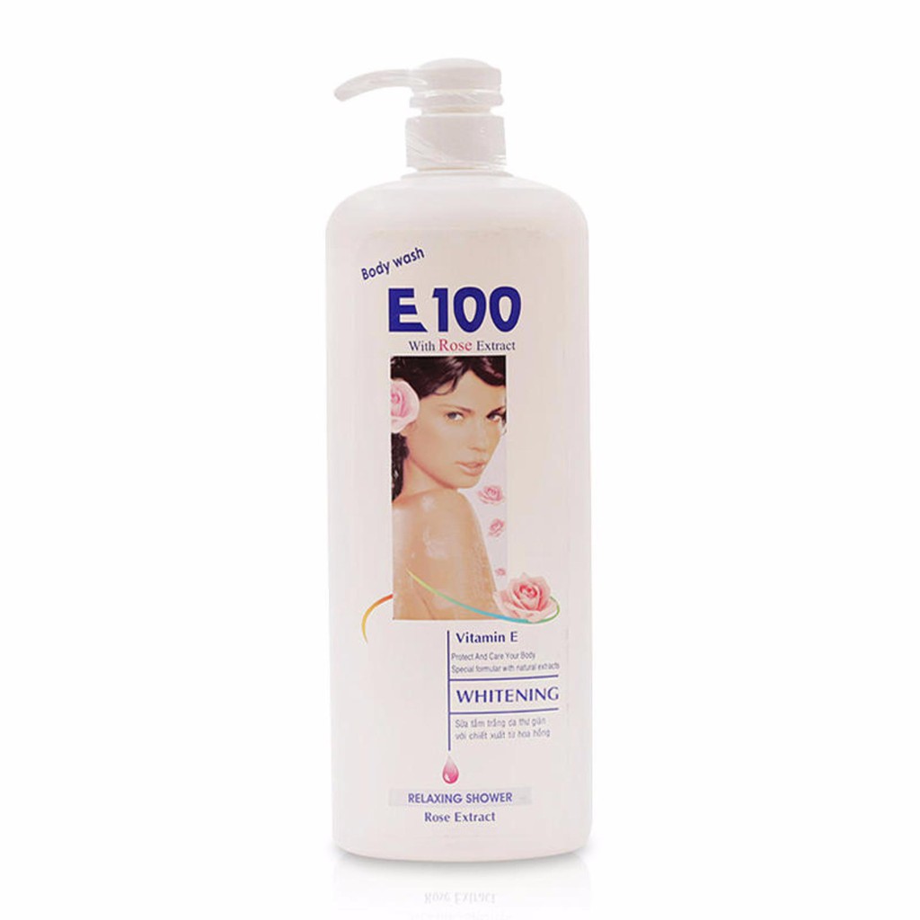 Sữa Tắm E100 Tinh Chất Hoa Hồng 1100ml
