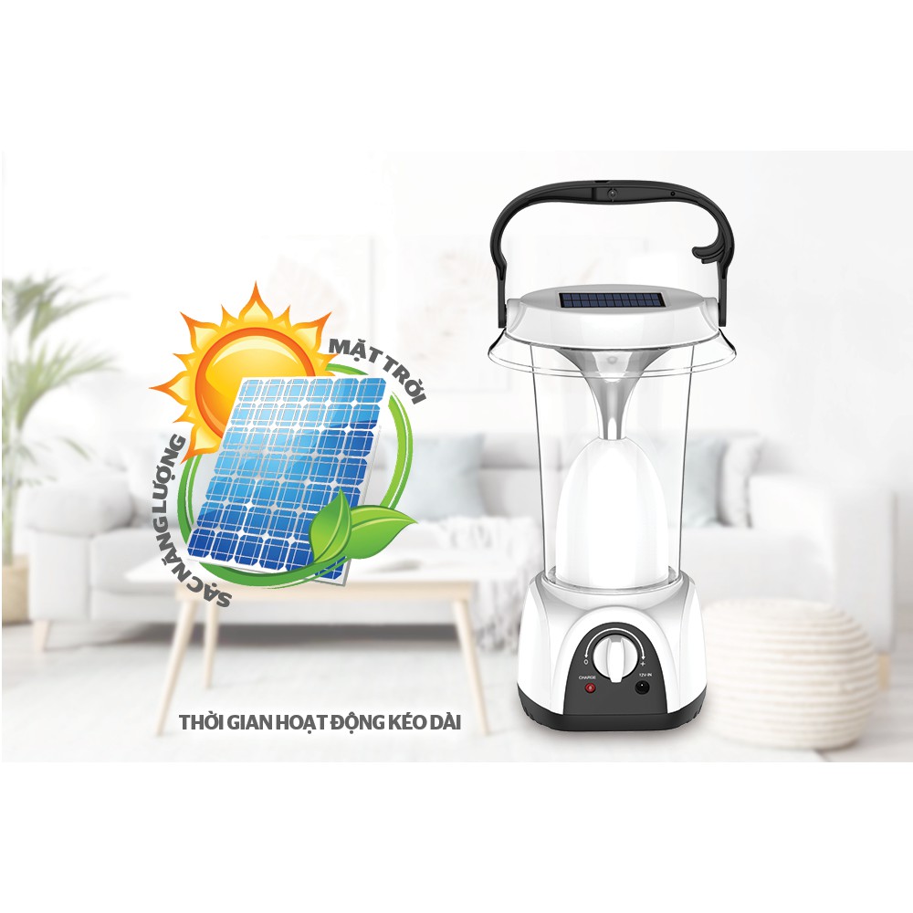 Đèn tích điện năng lượng mặt trời Sunhouse SHE-6899S