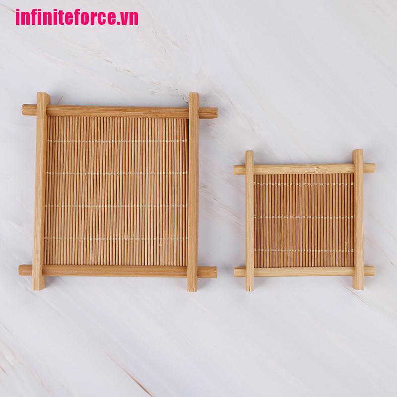 Đế lót ly bằng tre trang trí cho bàn ăn