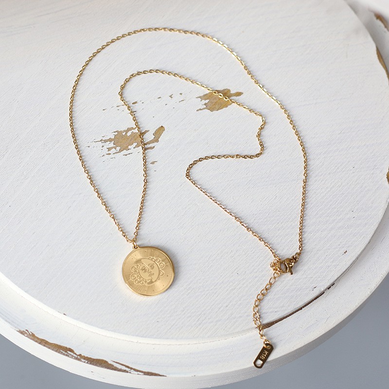Vòng cổ nữ MEE sợi dài Moon &amp; Sun - N2538
