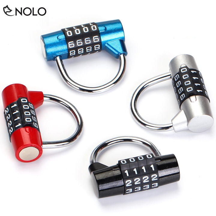 Ổ Khóa Số Chữ U 5 Số JINKU LOCK Model M408 Càng Khóa 6.5mm Chống Cắt Chống Khoan Chống Cưa Chịu Va Đập