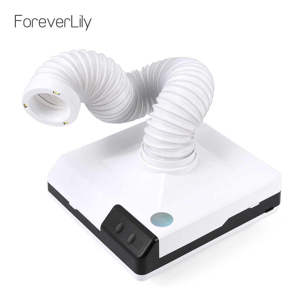 Máy hút bụi làm sạch móng tay FOREVERLILY 60W màu trắng cao cấp