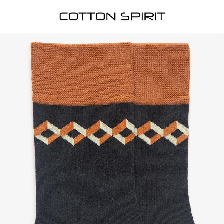 Vớ Cổ Cao Cotton Họa Tiết Retro Phong Cách Nhật Bản Tất Cổ Cao Nam Nữ Hàn Quốc Ulzzang