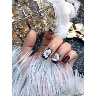 hoa bột nửa charm, hoa bột nail