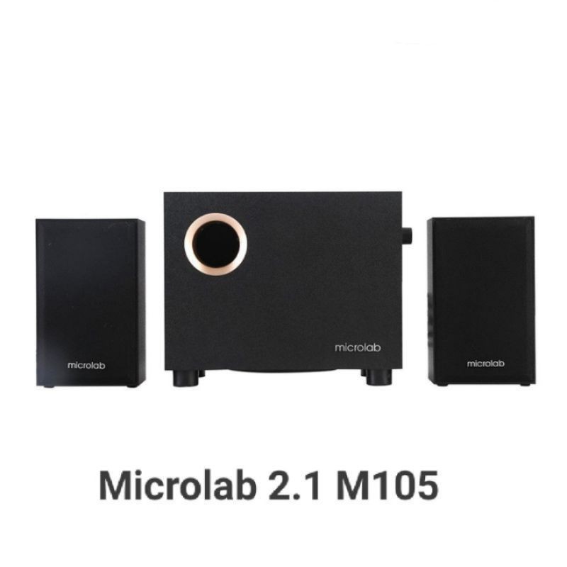Bộ Loa máy tính Microlab M105 2.1 - Hàng cam kết Chính Hãng bảo hành 12 tháng