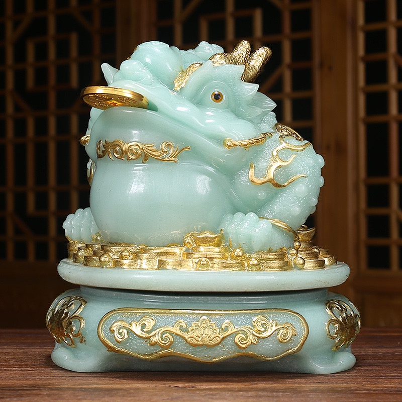 Cóc Ngậm Tiền - Tỳ Hưu cao 20cm - Thiềm Thừ Tỳ Hưu Chiêu Tài Phong Thuỷ - Vật Phẩm Phong Thuỷ Hút Tài Lộc