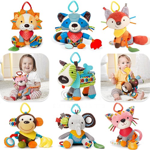 Xúc xắc bông Sozzy + thú bông xúc xắc kèm gặm nướu/treo nôi SKK Baby