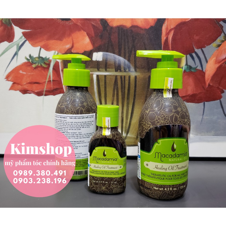 CHÍNH HÃNG: TINH DẦU DƯỠNG TÓC MACADAMIA HEALING OIL TREATMENT 125ML | BigBuy360 - bigbuy360.vn