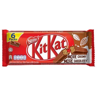 Gói 6 thanh bánh socola kitkat 2f 17g