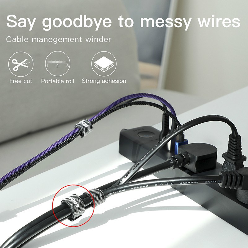 Dây quấn cáp sạc Baseus tiện lợi dễ dùng - Dây quấn cáp sạc Baseus tiện lợi dễ dùng