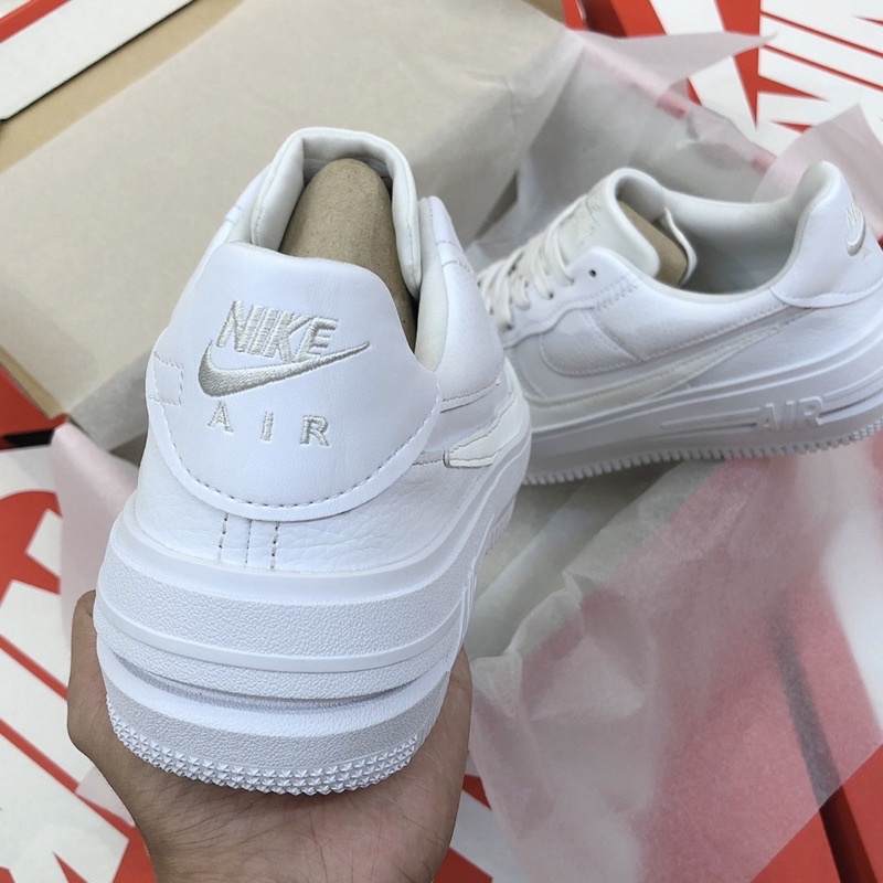 Giày AF1 Air Force 1 PLTAFORM 'Triple White'  💯