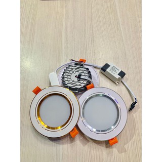 Đèn led âm trần 3 chế độ màu 7w - ĐXCB