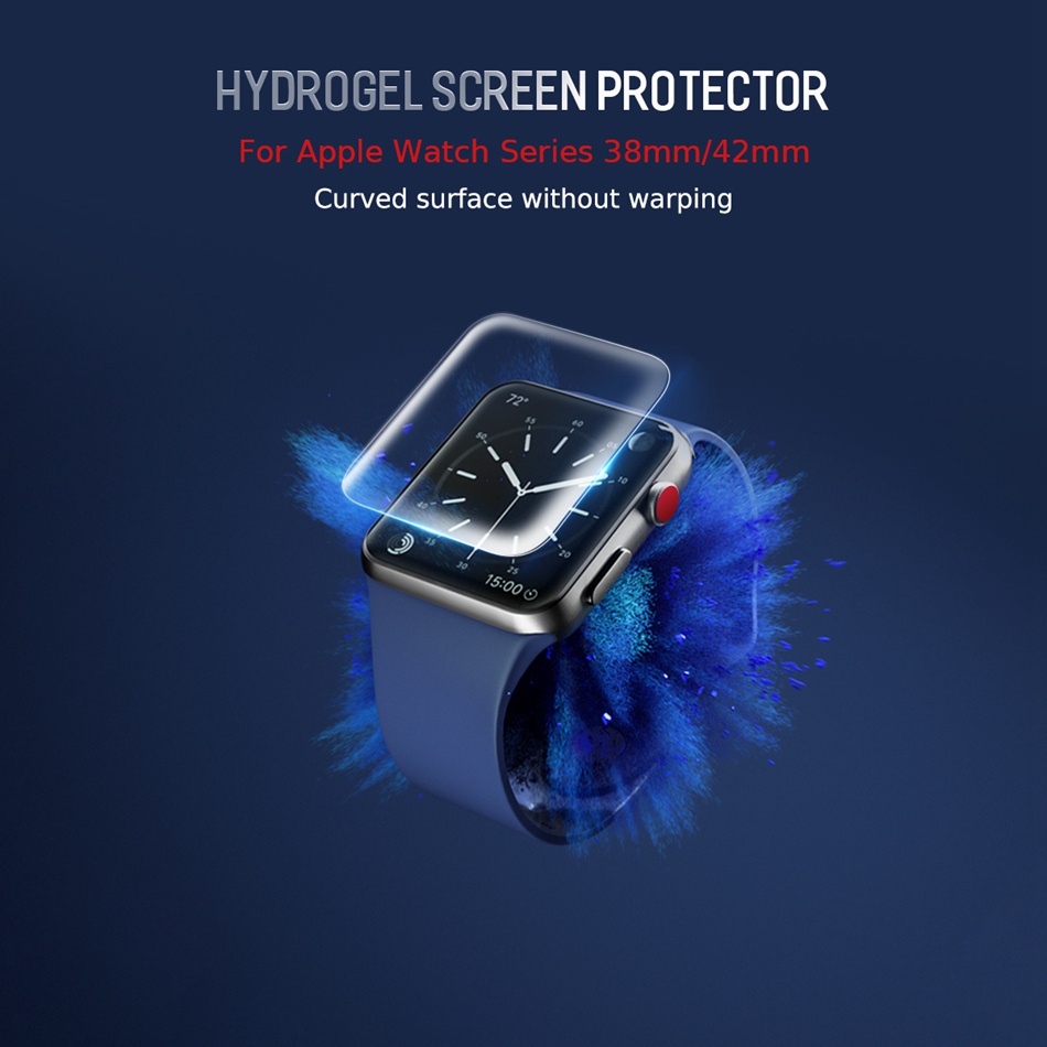 Cường lực bảo vệ màn hình đồng hồ thông minh thích hợp cho Apple Watch 41mm 45mm 40/44mm dòng 7 6 SE 5 4 3 2