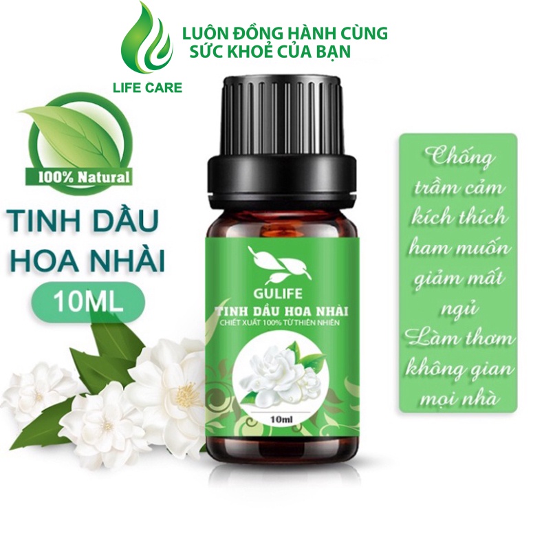 Tinh dầu Hoa Nhài LIFECARE Chiết Xuất 100% Từ Thiên Nhiên  SX Theo Tiêu chuẩn Organic Hữu Cơ Hoa Kỳ