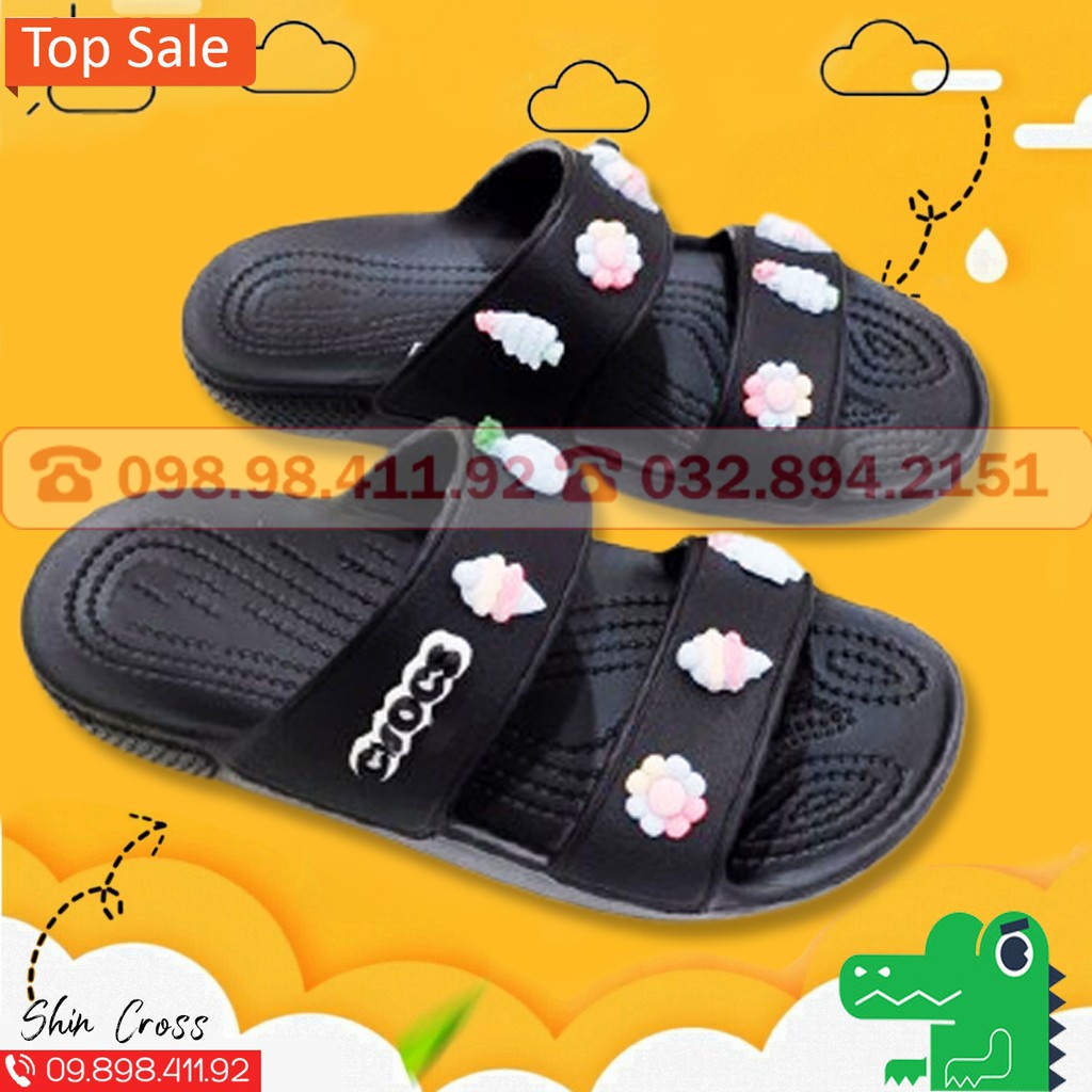 dép sandal Cross đủ 3 màu CRS7891 tặng thêm 10jibtiz cài dép sandal
