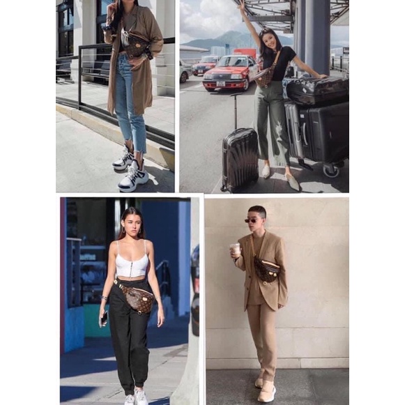 túi bao tử lv unisex nam nữ đều đeo được