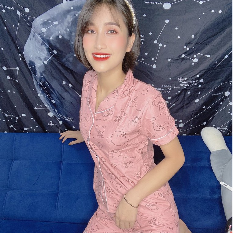 [XẢ HÀNG] Bộ Đồ Ngủ -Pijama cộc thái lan sexy họa tiết đáng yêu cute bảng màu mới nhất chất liệu nhập khẩu mỏng mát | BigBuy360 - bigbuy360.vn